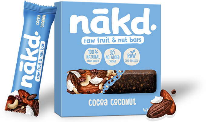 Nakd Cocoa Coconut - 4 x 35 g